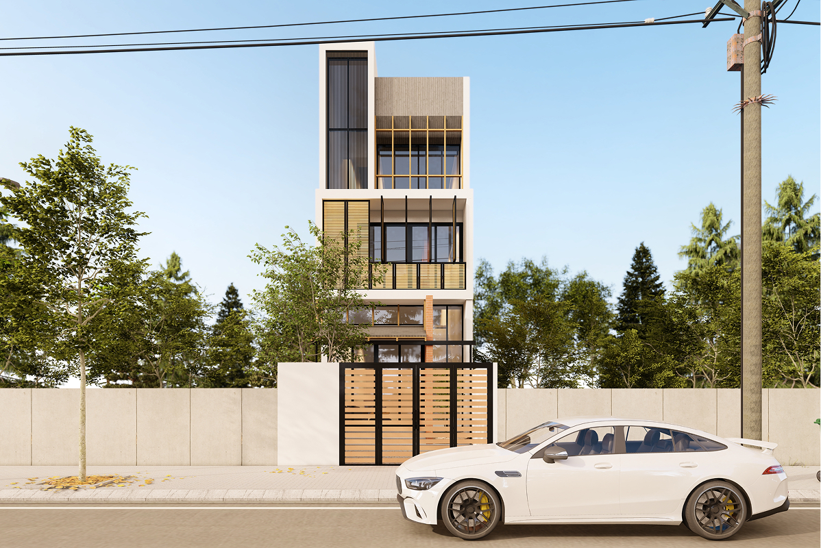 Phối cảnh nhà phố Thép Việt