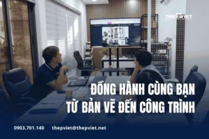 Hình ảnh đội ngũ Thép Việt trao đổi và tư vấn giải pháp xây dựng cho khách hàng